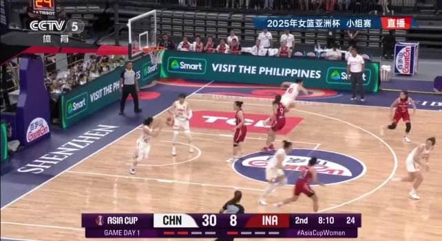 Chinese Women's Basketball Team Starts Strong in FIBA Asia Cup