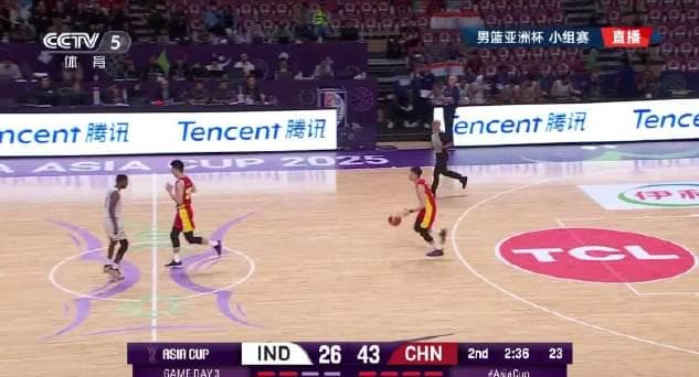 Chinese Men's Basketball Team Secures Back-to-Back Wins in FIBA Asia Cup