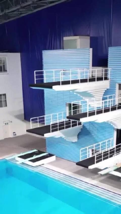 Experience the 15th National Games Diving Venue from Quan Hongchan's Perspective