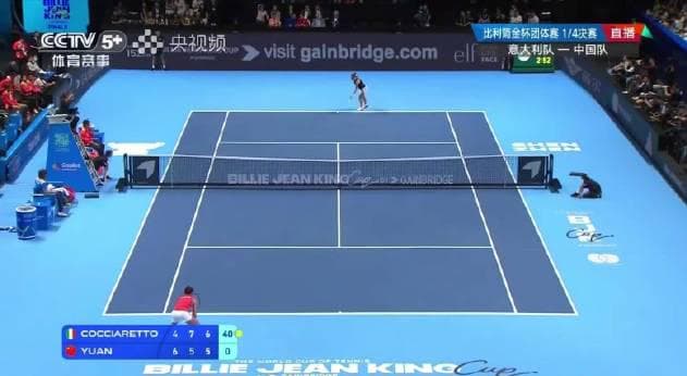 Billie Jean King Cup Quarterfinals: Yuan Yue Falls to Cocciaretto in Thrilling Three-Hour Battle