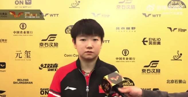 Sun Yingsha Delights in Home Crowd Support at WTT China Grand Slam