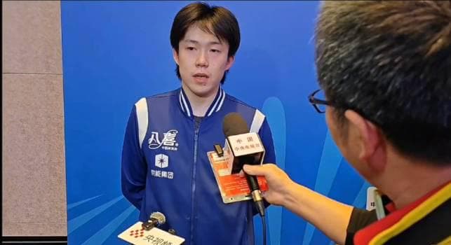 When I watched Wang Chuqin's interview from overseas, I suddenly realized: this is what it feels like to be blocked from watching domestic sports events