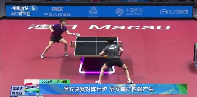 National Games Table Tennis Reaches Climax with Olympic Champions Clash