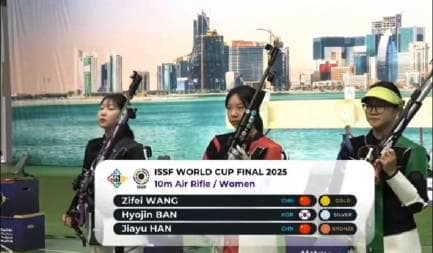 Wang Zifei Claims Gold at 2025 ISSF World Cup Final in Women's 10m Air Rifle